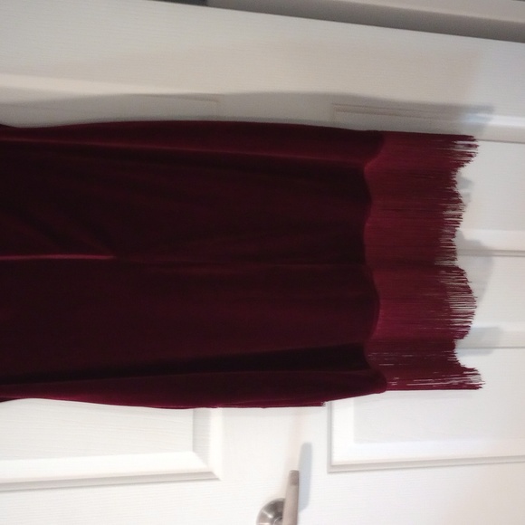 RETHM = RED VELVET MIDI DRESS SZ 2XL - Picture 6 of 7